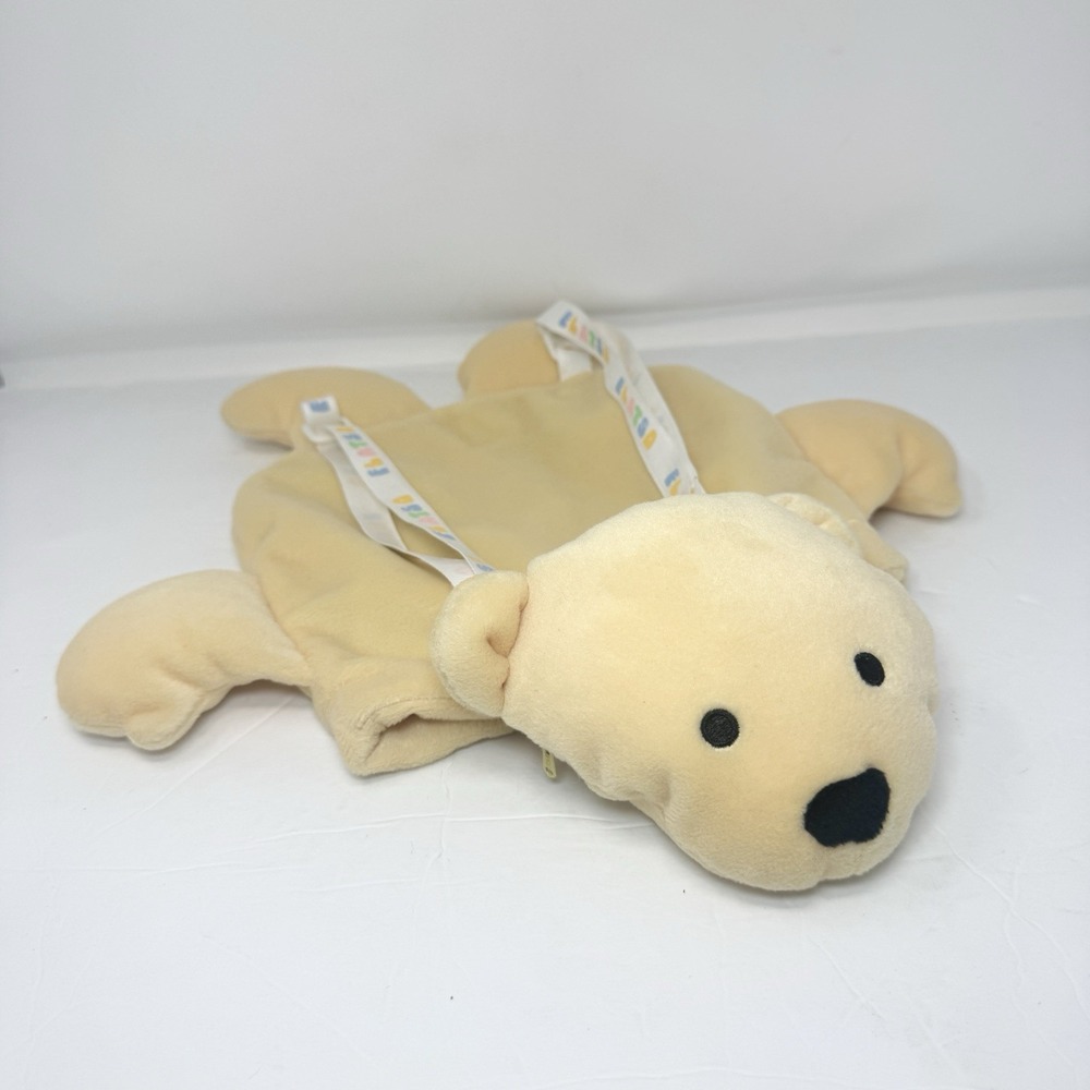 Vintage FLATSO North American Bear Co Plush Backpack Flatobearius 1998 #3458